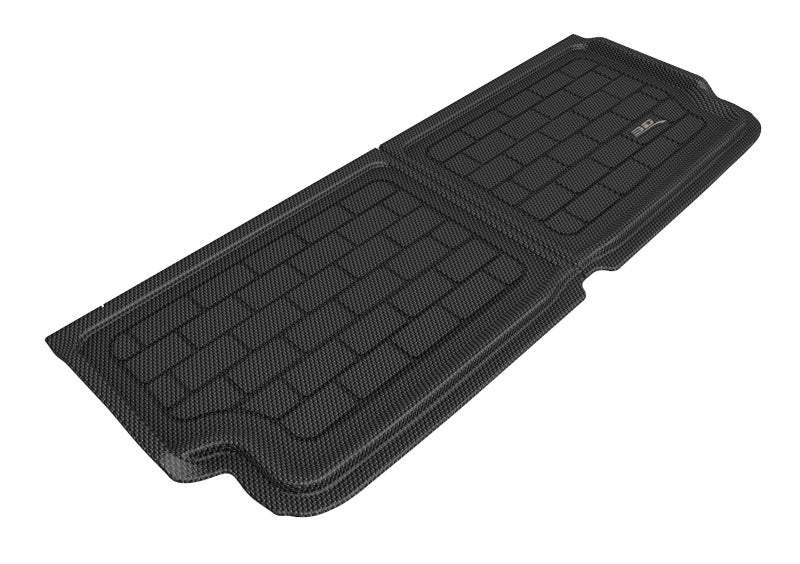 Tapis de coffre 3D MAXpider 16-20 pour Tesla Model X derrière la 3e rangée Kagu - Noir