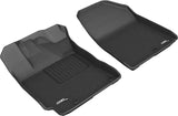 3D MAXpider 2019-2020 Kia Forte Kagu 1st Row Floormat - Black 3D MAXpider