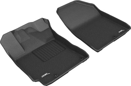 3D MAXpider 2019-2020 Kia Forte Kagu 1st Row Floormat - Black 3D MAXpider
