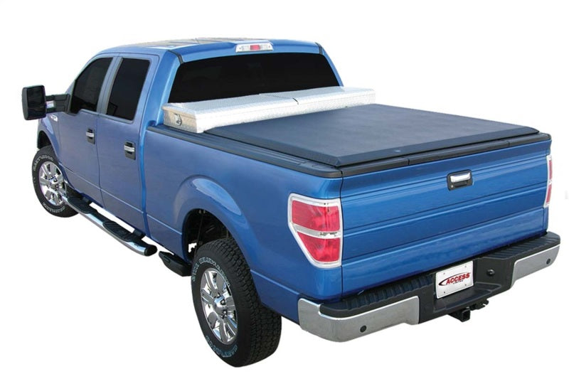 Coffre à outils d'accès 08-16 Ford Super Duty F-250 F-350 F-450 8 pieds de benne (comprend un lit double) Housse enroulable