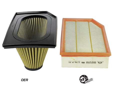 Filtre à air inversé de remplacement aFe Magnum FLOW Pro Guard7 pour Jeep Wrangler (JL) 18-19 I4-2.0L(t)