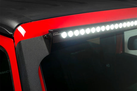 Putco 07-18 Jeep Wrangler JK - Barre lumineuse Luminix de 50 pouces avec support de toit Kits LED Luminix Jeep