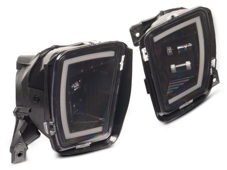 Raxiom 13-18 Dodge RAM 1500 à l'exclusion des feux antibrouillard à LED Rebel Axial Series avec DRL à LED