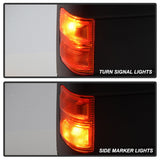 xTune Ford Superduty 99-14 Manual Extendable Manual Adjust Mirror Amber- Right MIR-FDSD08S-MA-AM-R