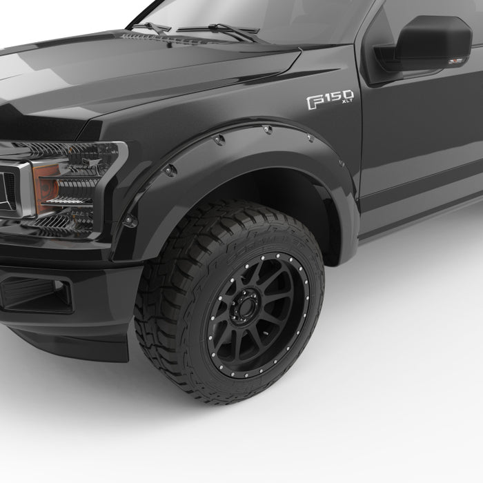 Élargisseurs d'ailes boulonnés EGR 2018 pour Ford F150 - Ensemble - Shadow Black