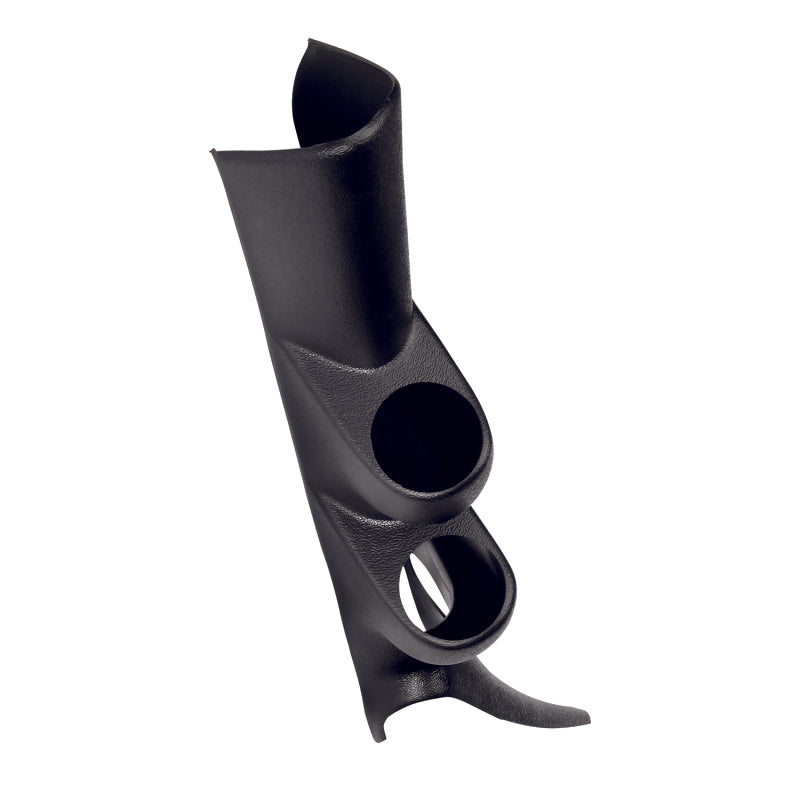 Autometer 99-06 Chevy Silverado/GMC Sierra/Duramax (avec haut-parleur) 52 mm Double pilier Pod Noir