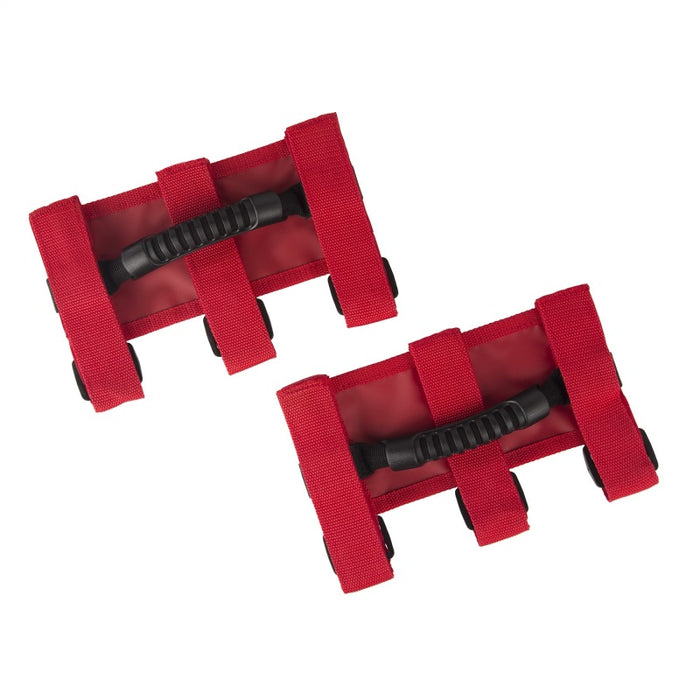 Poignées de maintien Rugged Ridge Ultimate Rouge 55-20 CJ/Jeep Wrangler/JT