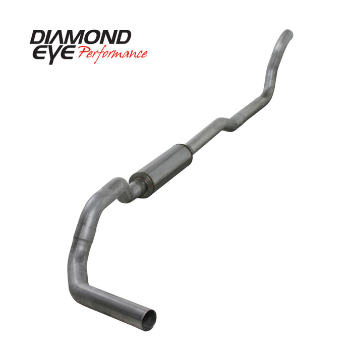 KIT Diamond Eye 4in TB MFLR RPLCMENT PIPE SGL AL : 2 ROUES MOTRICES UNIQUEMENT 89-93 DODGE CUMMINS 5,9 L