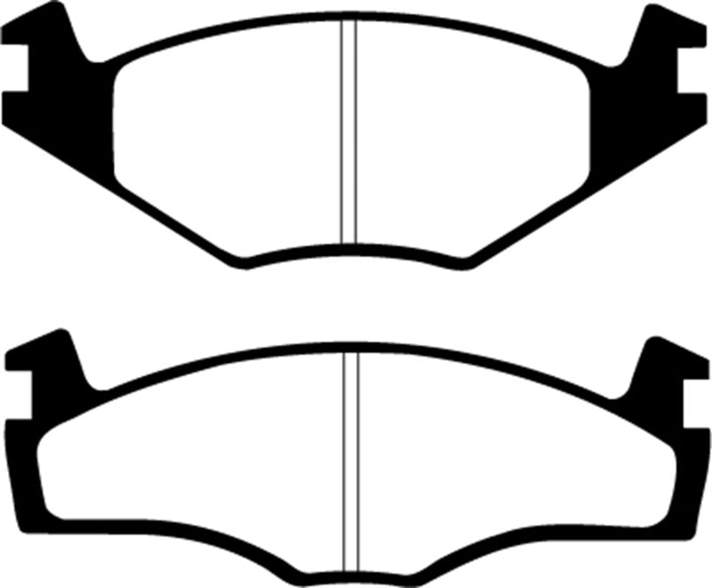 Plaquettes de frein avant EBC 86-93 Volkswagen Cabriolet 1.8 Ultimax2