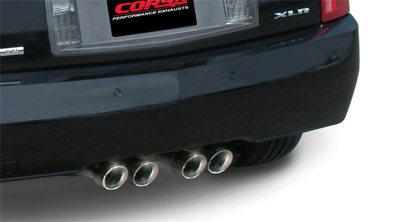 Échappement arrière poli sport pour Cadillac XLR 4,6 L Corsa 04-08
