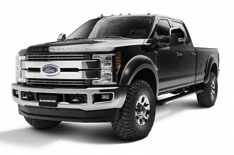 Élargisseurs d'aile Bushwacker 17-18 Ford F-250 Super Duty, lot de 4 - Noir