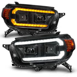 Phares de projecteur ANZO 10-13 pour Toyota 4Runner - Noir