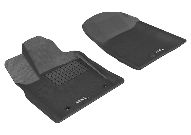 Tapis de sol 3D MAXpider 2011-2012 Dodge/Jeep Durango/Grand Cherokee Kagu 1ère rangée - Noir