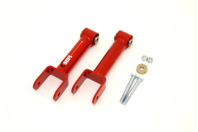 Bras de suspension supérieurs non réglables BMR 79-04 Fox Mustang avec roulements sphériques - Rouge