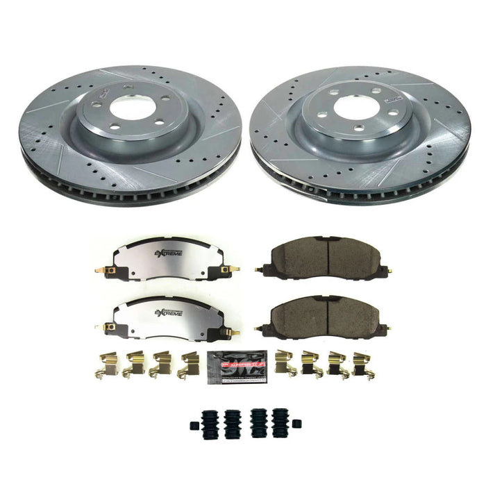 Kit de freins avant Power Stop 20-22 pour camion et remorquage Lincoln Aviator Z36