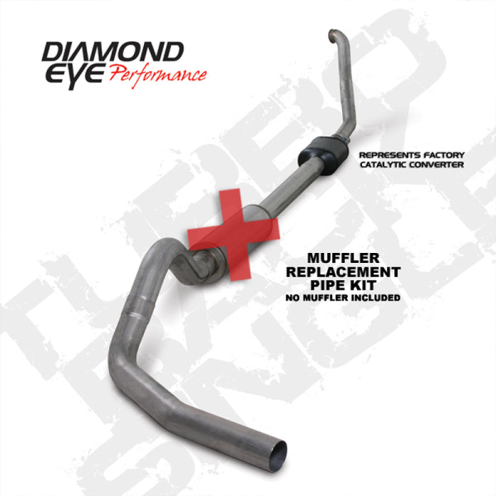 KIT Diamond Eye 4 po TB MFLR TUYAU DE RÉPARATION SGL SS 94-97 7 3L F250/F350 PWRSTROKE NFS W CARB EQIV STDS