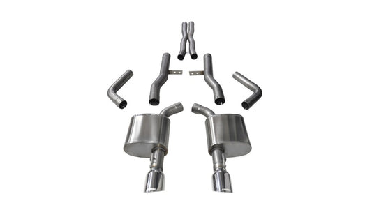 Corsa 15-16 Dodge Charger SRT/Scat Pack/R/T 6.4L Polished Xtreme Cat-Back Exhaust