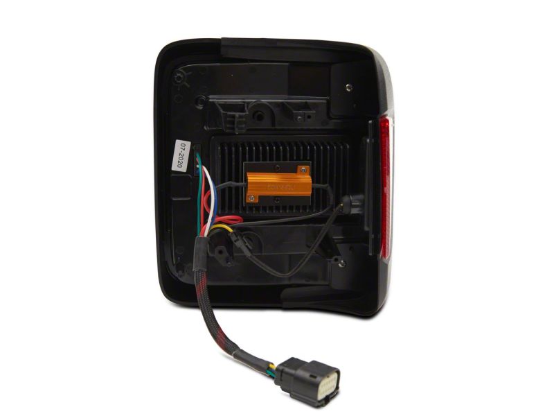 Feux arrière à LED Raxiom 18-23 Jeep Wrangler JL - Boîtier noir (lentille fumée)