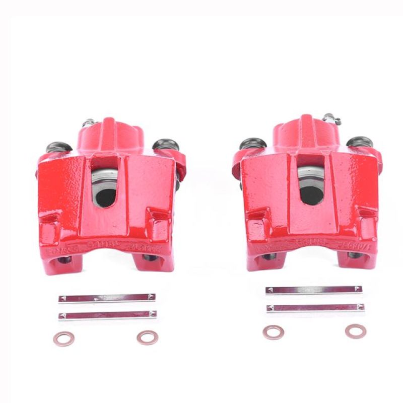 Étriers arrière rouges Power Stop 03-11 Ford Crown Victoria sans supports - Paire