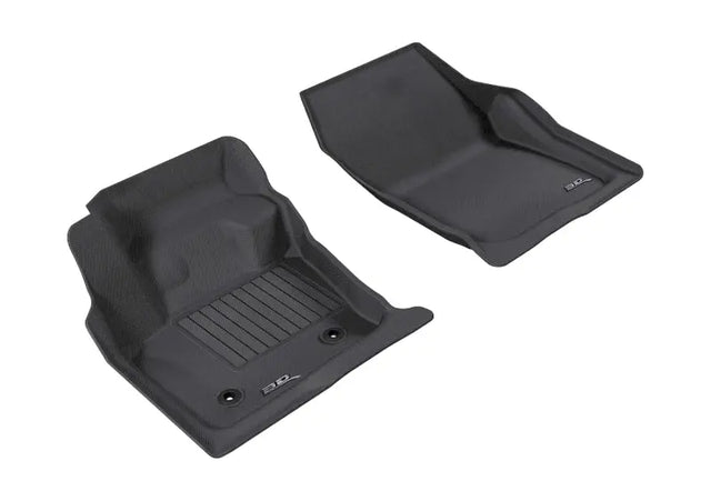 3D MAXpider 2013-2016 Ford/Lincoln Fusion/MKZ Kagu 1st Row Floormat - Black 3D MAXpider