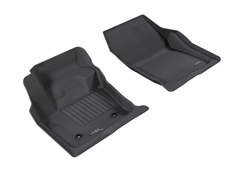 Tapis de sol 3D MAXpider 2013-2016 Ford/Lincoln Fusion/MKZ Kagu 1ère rangée - Noir