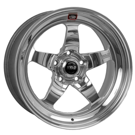 Weld S71 18x8 / 5x4.5 BP / 6.2in. BS Polished Wheel (Medium Pad) - Non-Beadlock