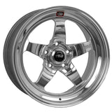 Roue polie Weld S71 18x5 / 5x4,75 BP / 2,1 po BS (tampon haut) - Sans verrou de talon