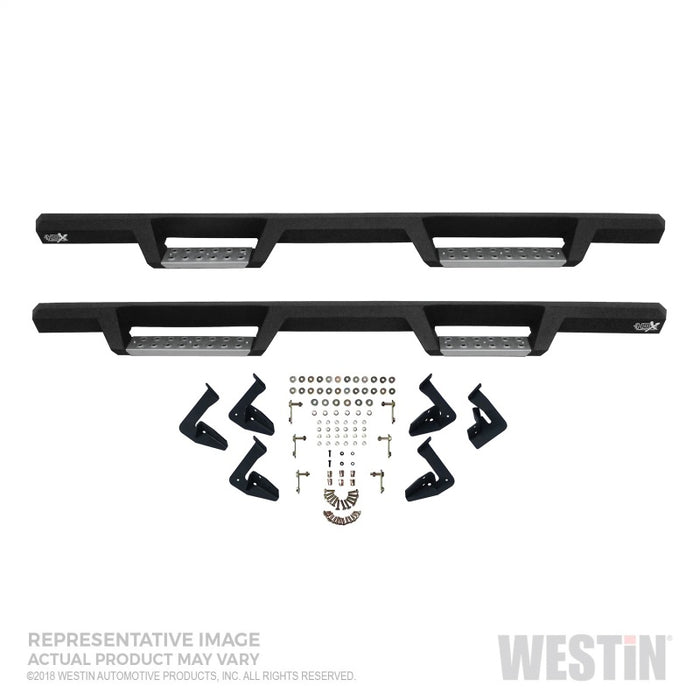 Marchepieds Westin 05-20 Toyota Tacoma Double Cab HDX en acier inoxydable - Noir texturé