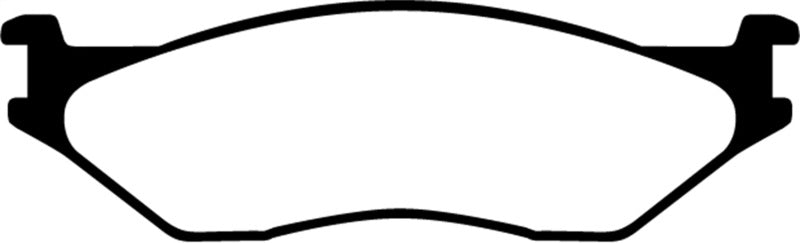 Plaquettes de frein avant EBC Greenstuff pour Ford Econoline E550 02-05