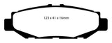 Plaquettes de frein arrière Redstuff EBC 93-97 Lexus GS300 3.0