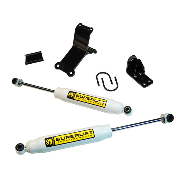 Kit de stabilisateur de direction double à garde au sol élevé pour Superlift 14-18 Ram 2500 et 13-18 3500 avec cylindres SR