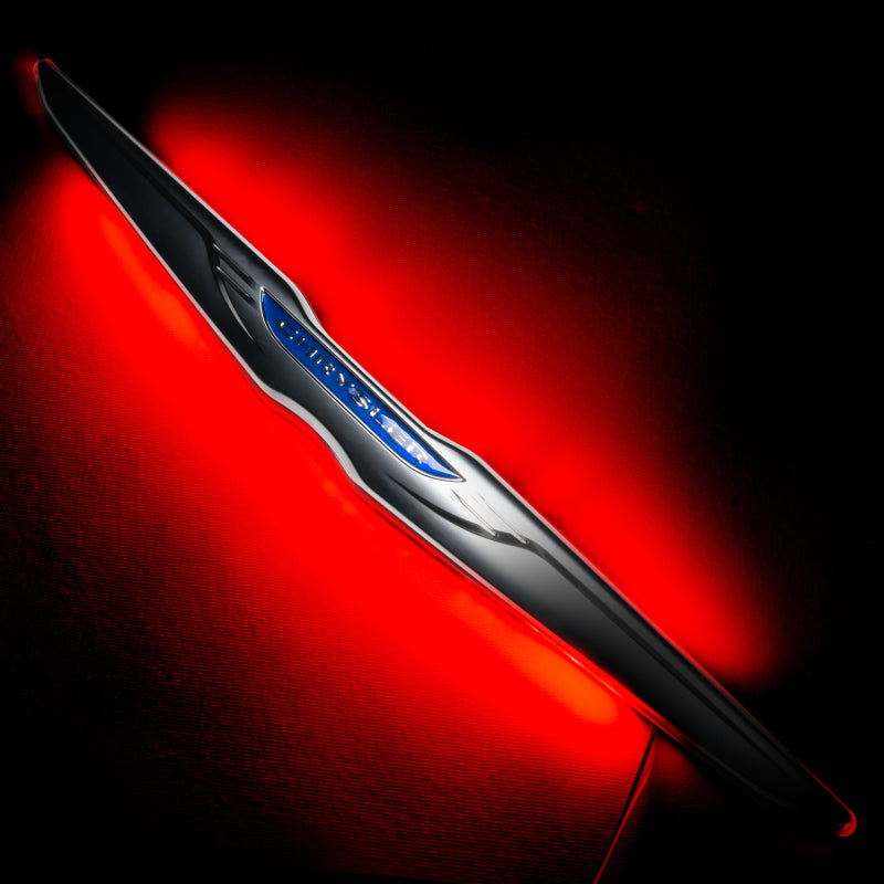 Oracle Chrysler Illuminated LED Sleek Wing - Dual Intensity - Red SEE WARRANTY