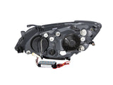 Phares de projecteur ANZO 2001-2005 Lexus Is300 avec halo noir