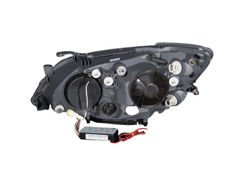 Phares de projecteur ANZO 2001-2005 Lexus Is300 avec halo noir