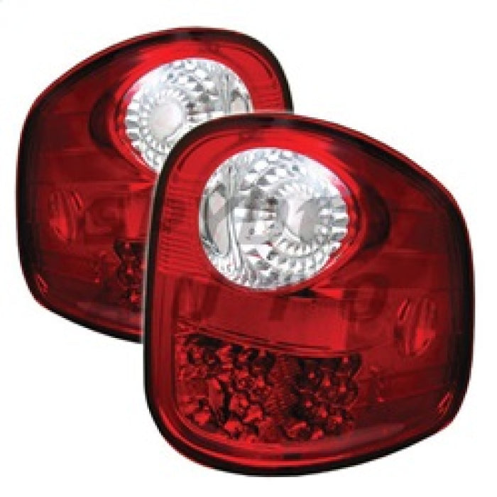 Feux arrière LED Spyder Ford F150 Flareside 97-03 Rouge Transparent ALT-YD-FF15097FS-LED-RC