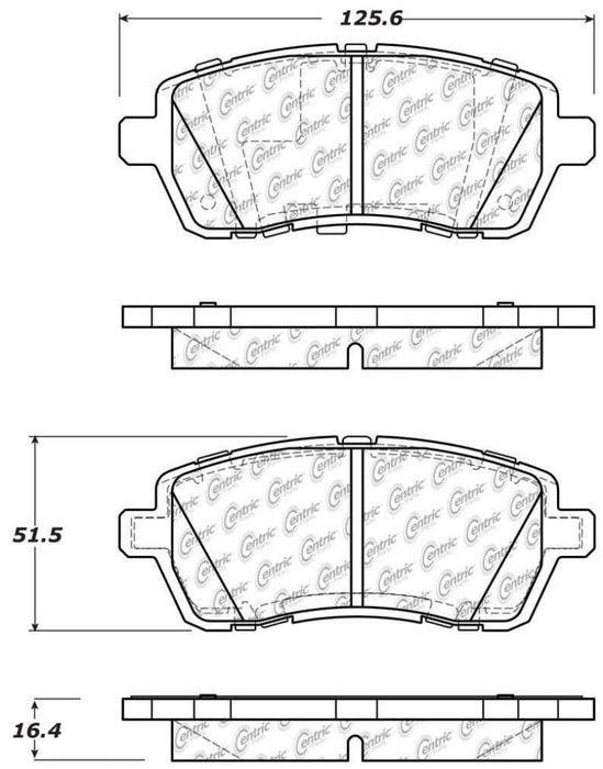 Plaquettes de frein avant StopTech Performance 11-13 Ford Fiesta