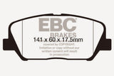 Plaquettes de frein avant EBC 12-15 Hyundai Veloster 1.6 Turbo Yellowstuff