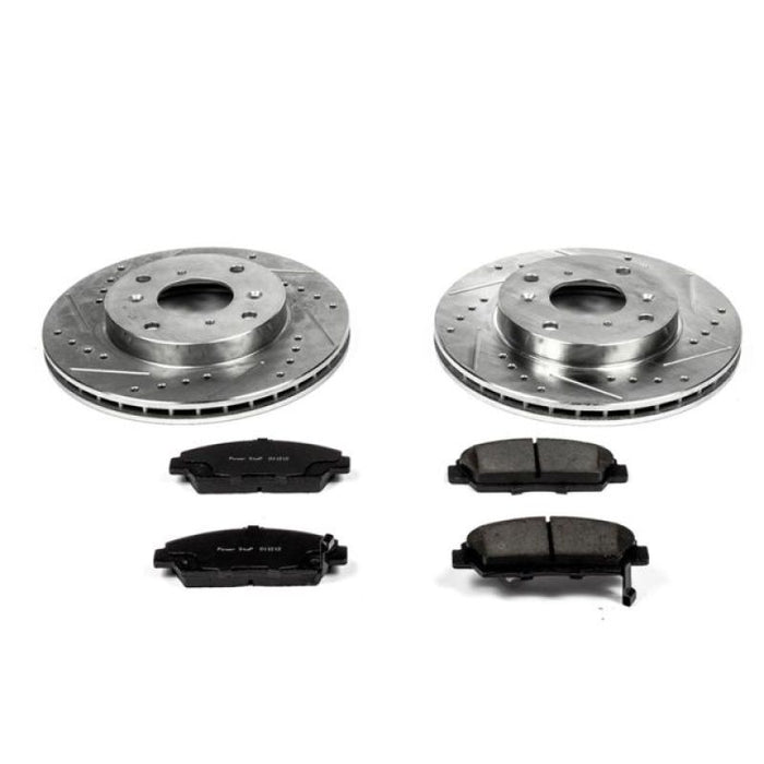 Power Stop 92-96 Honda Prelude Front Z23 Evolution Sport Brake Kit