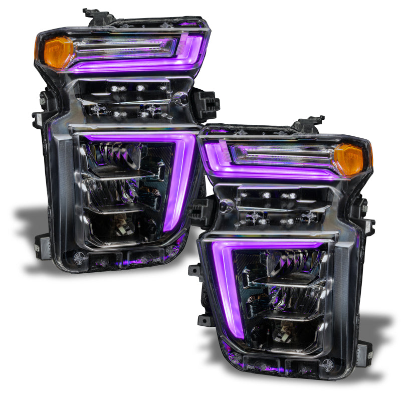 Oracle 20-21 Chevy Silverado HD 2500 RGB+W Headlight DRL Kit - ColorSHIFT w/o Cntrl