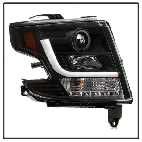 Phares de projecteur Spyder Chevy Tahoe / Suburban 2015-2016 - DRL LED - Noir PRO-YD-CTA15-DRL-BK
