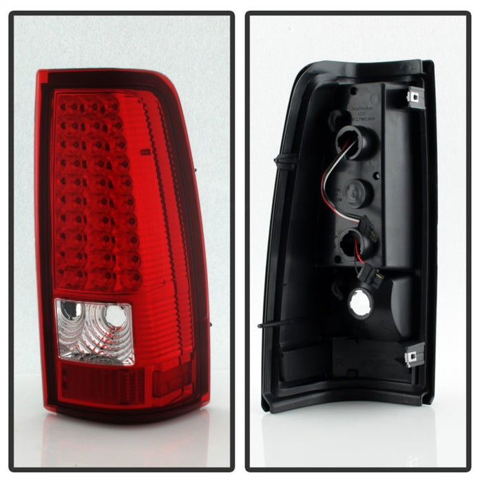 Feux arrière à LED Xtune Chevy Silverado 1500/2500/3500 99-02 Rouge clair ALT-ON-CS99-LED-RC