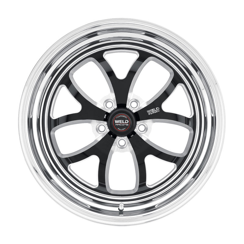 Roue noire Weld S76 17x10 / 5x4,75 BP / 7,3 po BS (plaquette moyenne) - Sans verrou de talon