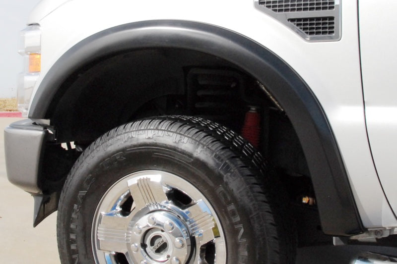 Lund 08-10 Ford F-250 SX-Sport Style Smooth Elite Series Fender Flares - Black (2 Pc.)