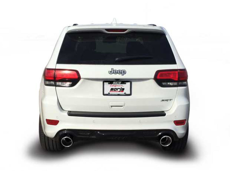 Échappement Catback à double sortie ronde roulée Borla 2015 Jeep Grand Cherokee SRT8 S-Type
