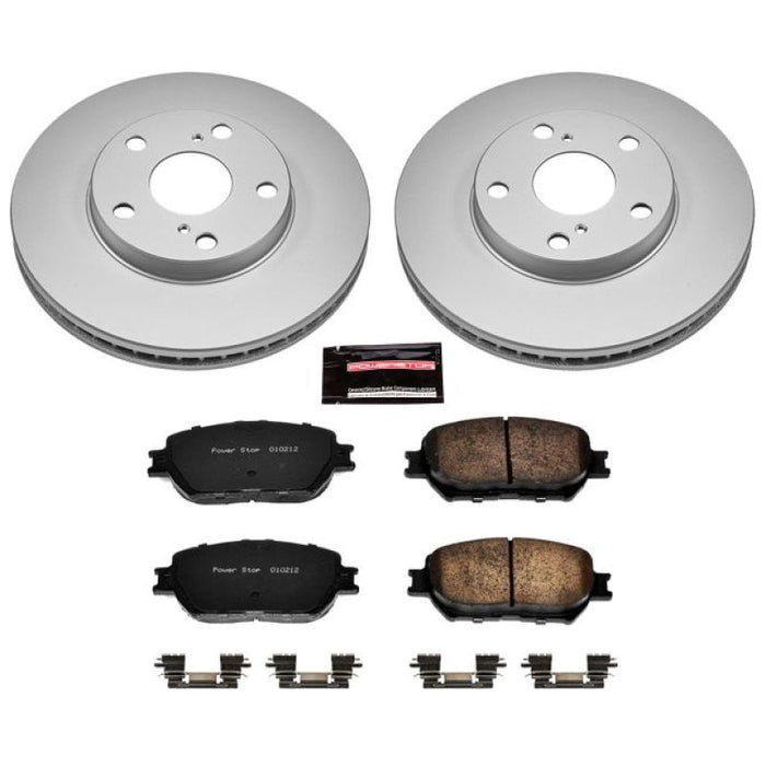 Kit de freins Power Stop 02-06 Toyota Camry Z17 Evolution Geomet avec revêtement avant