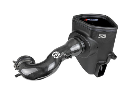Système d'admission d'air froid en fibre de carbone aFe 19-21 pour camions GM 5,3 L/6,2 L Track Series avec filtres Pro Dry S