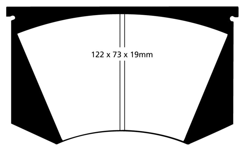 EBC 64-66 Ac Cobra 7.0 Redstuff Front Brake Pads