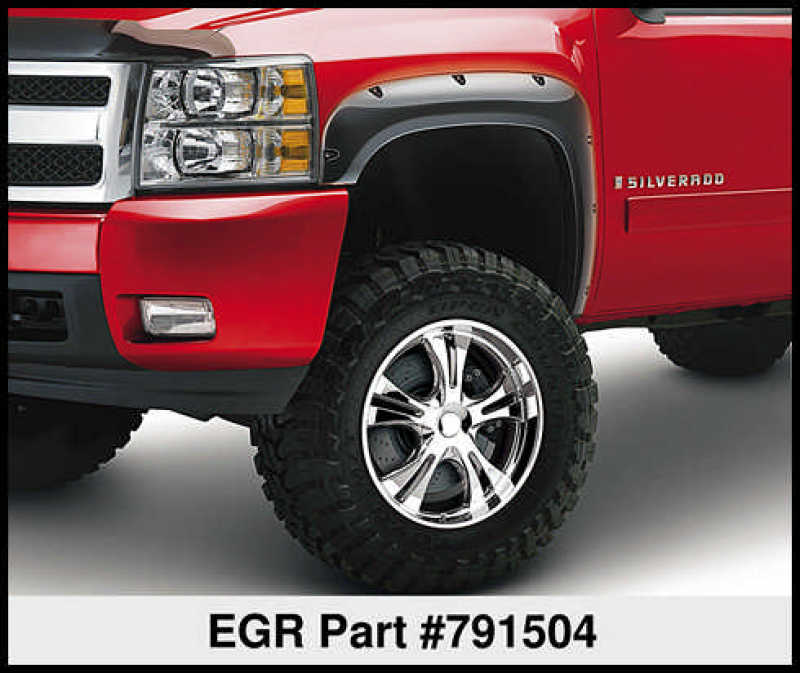 Élargisseurs d'ailes boulonnés EGR 07-13 pour Chev Silverado 6-8 pieds - Ensemble