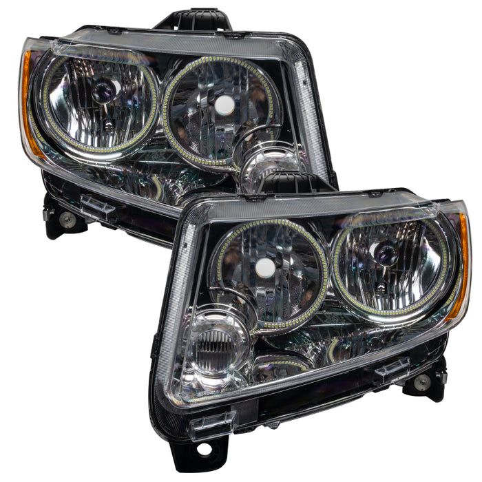 Oracle 11-13 Jeep Grand Cherokee SMD HL (non HID) - Chrome - ColorSHIFT avec 2.0 Cntrl VOIR LA GARANTIE