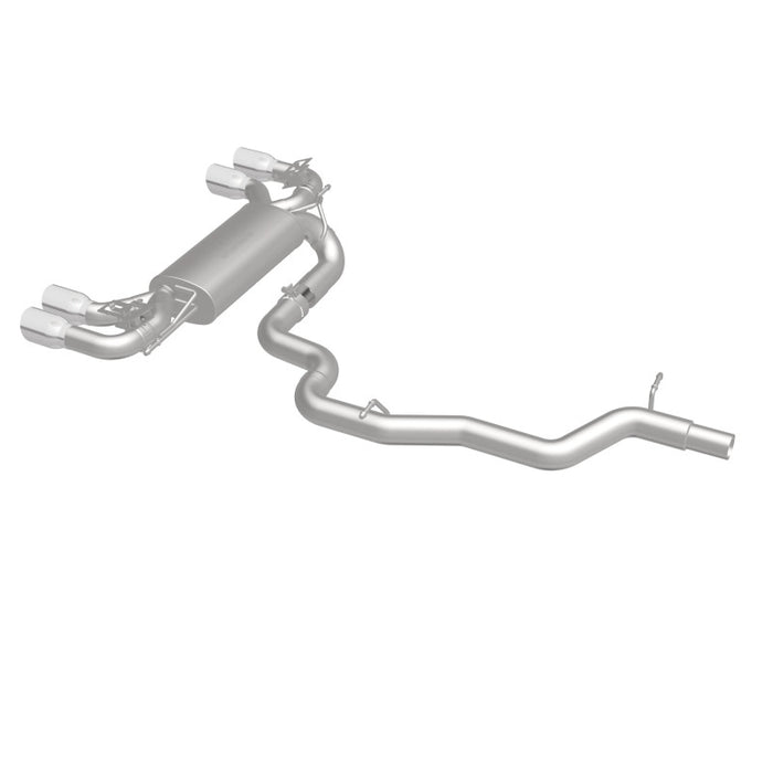 Système MagnaFlow C/B 2015-2017 Volkswagen Golf R 3 pouces SS poli Quad Tip Split sortie arrière